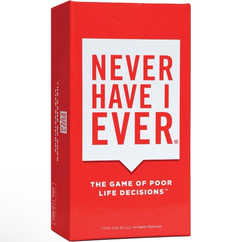 NEVER HAVE I EVER - A Party  Game of Poor Life Decisions